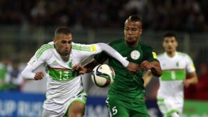 Nigeria vs Algeria in an earlier friendly match (Photo Credit: NFF)