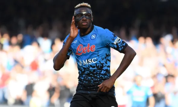 Victor Osimhen scored his first hat-trick for Napoli (Photo Credit: Getty Images)