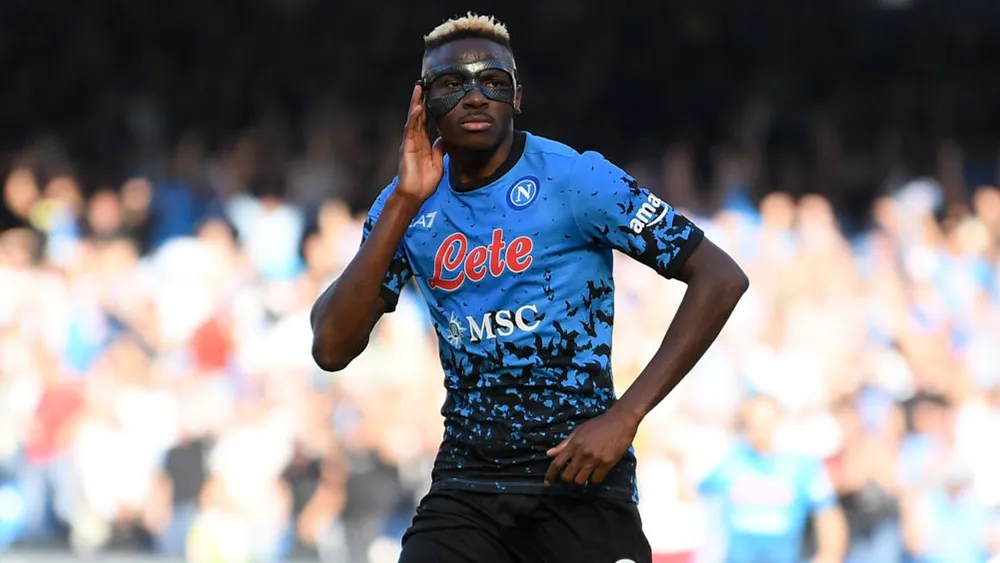 Victor Osimhen scored his first hat-trick for Napoli (Photo Credit: Getty Images)